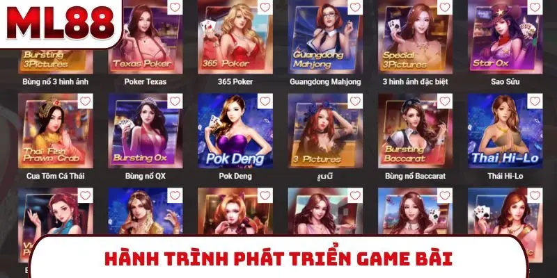 Hành trình phát triển game bài