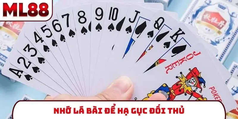 Nhớ lá bài để hạ gục đối thủ