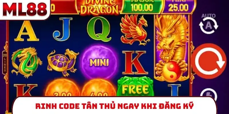 Rinh code tân thủ ngay khi đăng ký